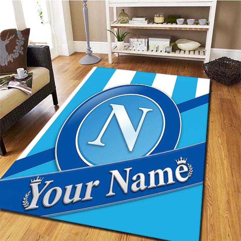 SSC Napoli Custom Name Carpet Rug for Living Room Bedroom Home Sofa Decoration,Kids Play Non-slip Floor Mat