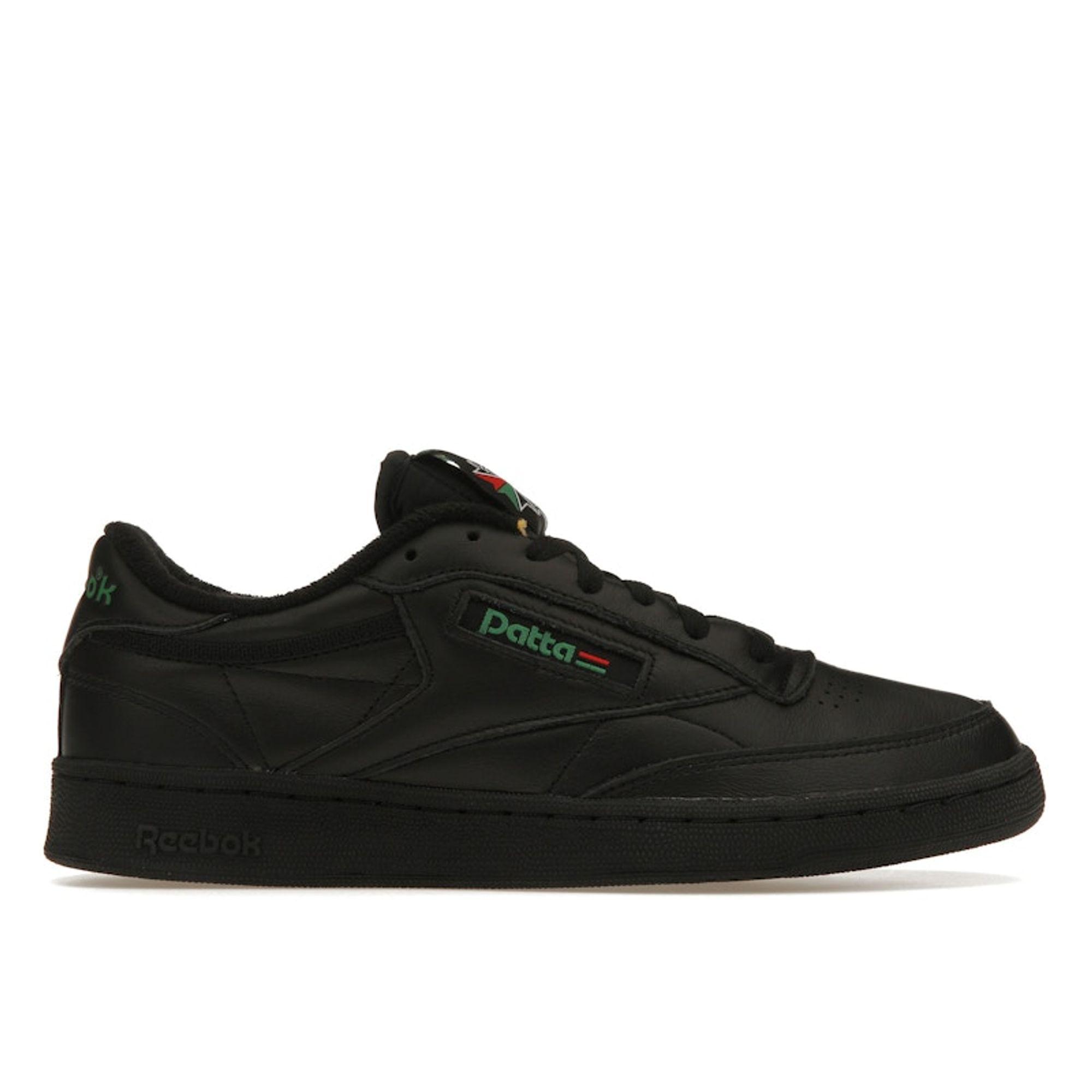 

Кроссовки унисекс Reebok Patta x Club C 85 Черный Глен Грин Core-Black GY8269 45