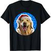 Cute Smiling Golden Christmas Holiday T-Shirt