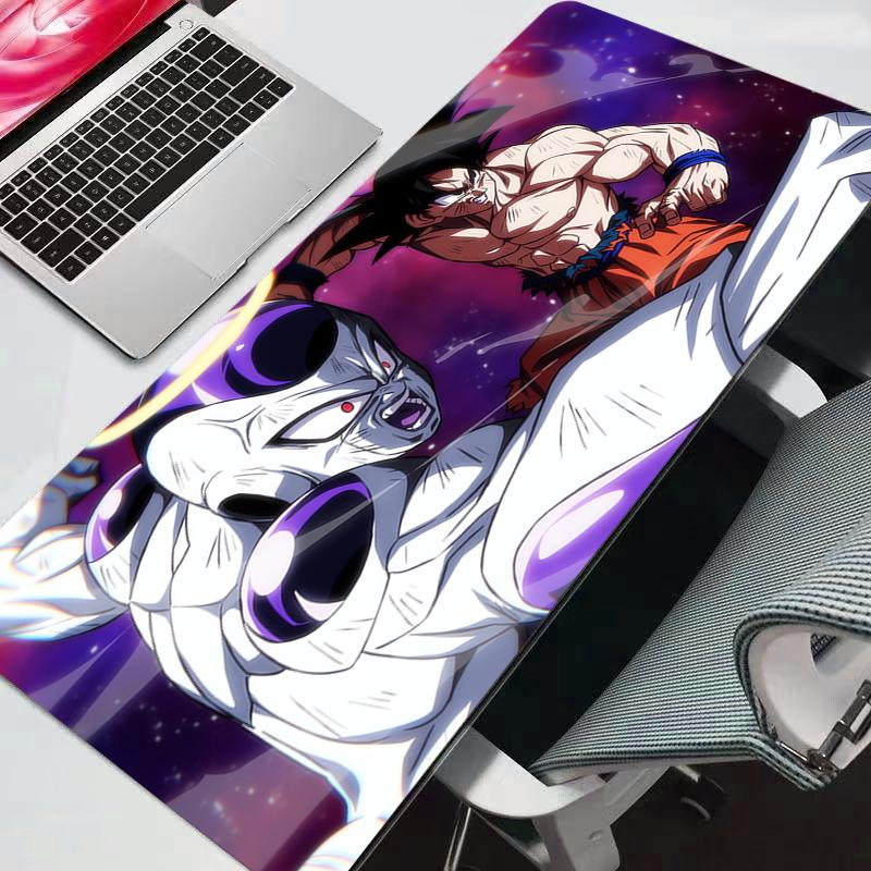 Big Mouse Pad Dragon Ball DBZ Computer Speed Type Carpet Mat for E-sports Players Laptop Keyboard Mousepad Desk Anime