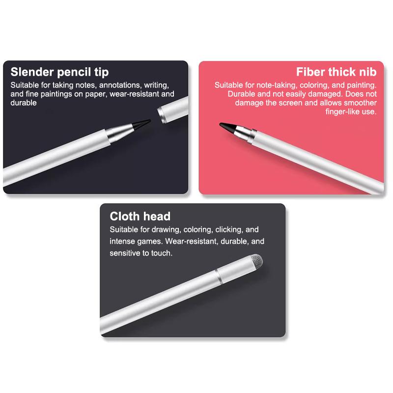 3-in-1 Universeller Touch Pen für Android Smartphone für iPad Tablet Stift Stylus Stift Kapazitive Touchscreens Zeichenstifte