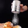 Stainless Steel Sprinkle Powder Icing Sugar Cocoa Sugar Chocolate Flour Duster Shaker Tool Seasoning Bottle for Spices