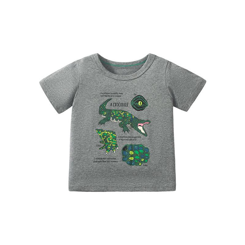 Cotton T-shirt Children's Summer New Children's T-shirt Short Sleeve Casual Children's Cotton Top
