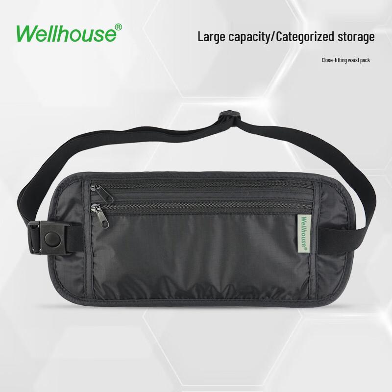 Наружная невидимая поясная сумка для путешествий WELLHOUSE