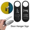 "Please Do Not Disturb"Double-sided Door Knob Hanger Tags "Please Make Up Room" Signs Club Cafe Hotel Bulletin Board Pendant