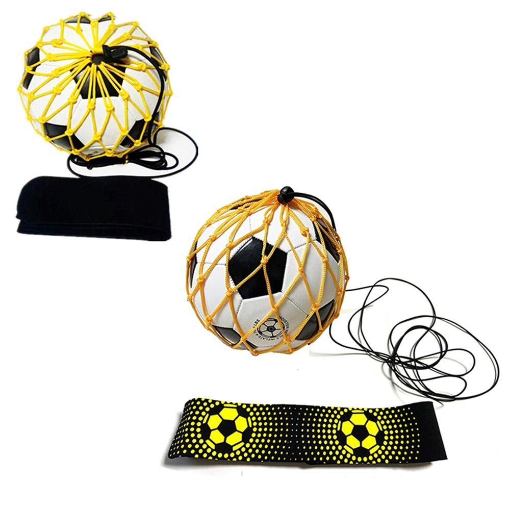 Kicking Ball Control Trainer Elastic Belt Football Training Equipment  Kids Adults
