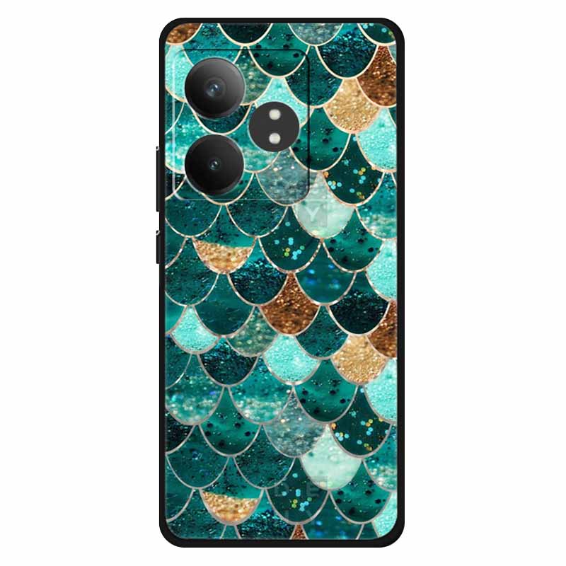Funda For Realme GT 6T / GT 6 Cases Silicone Planet Painted TPU Soft Phone Back Cover For RMX3853 Protective Coque RMX3851  GT 6