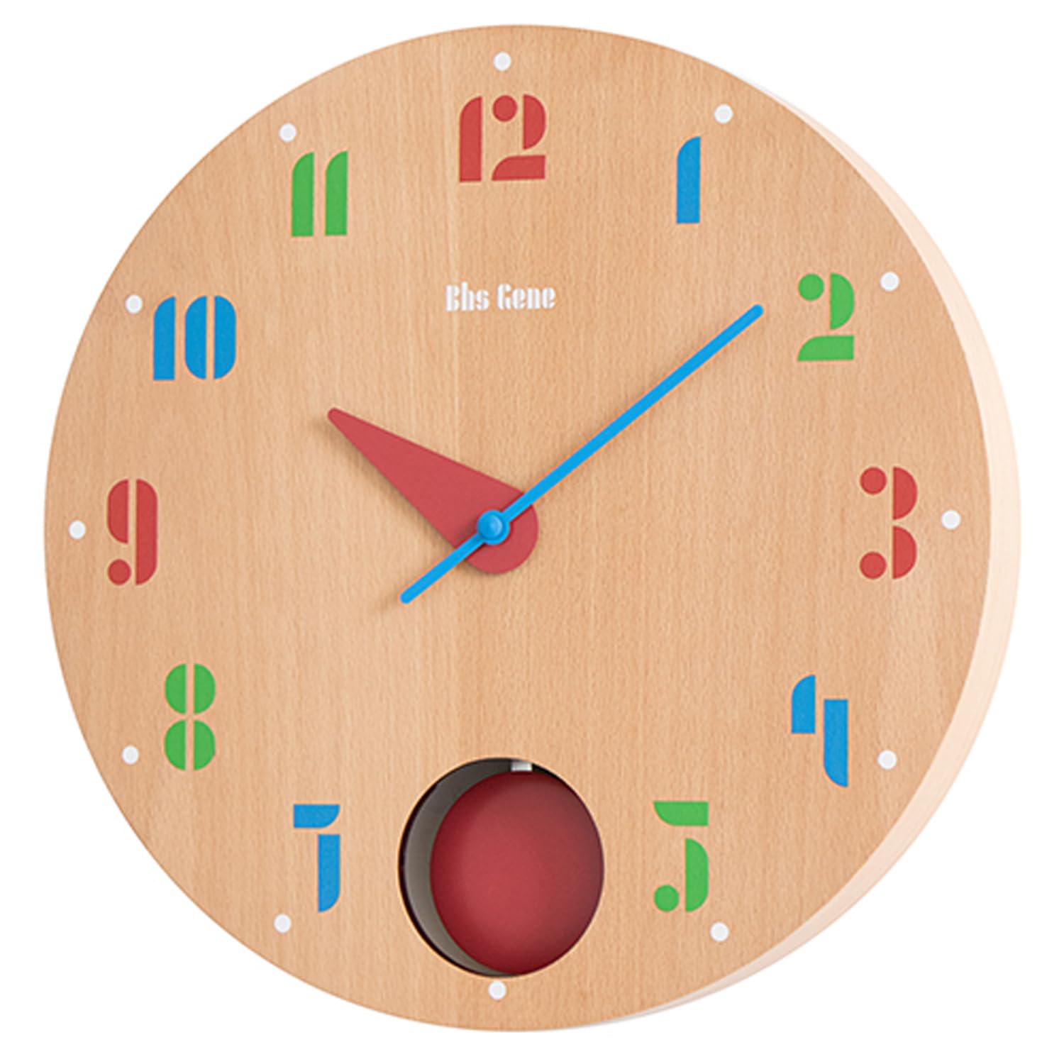 

Настенные часы Commune Bauhaus GENE WALL CLOCK Joschmi Маятник Натуральный WCL-028
