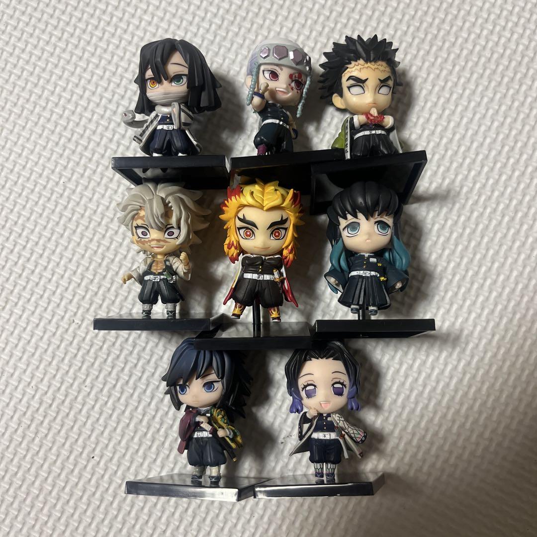 

[USED] Tanjiro and the Pillars Mascot, Tanjiro s Friends Mascot, Demon Slayer, Demon Slayer Figure