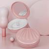 Invisible Aligner Storage Box with Mirror - Portable Retainer and Denture Cleaner