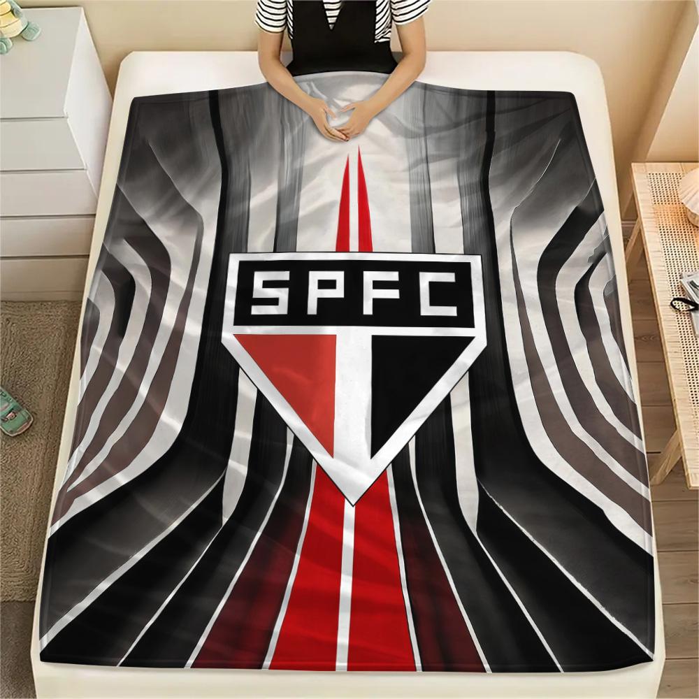 Sao Paulo FC4 Flannel Blanket, High quality Comfortable for All Seasons, Home Decor, Warmth and Comfort