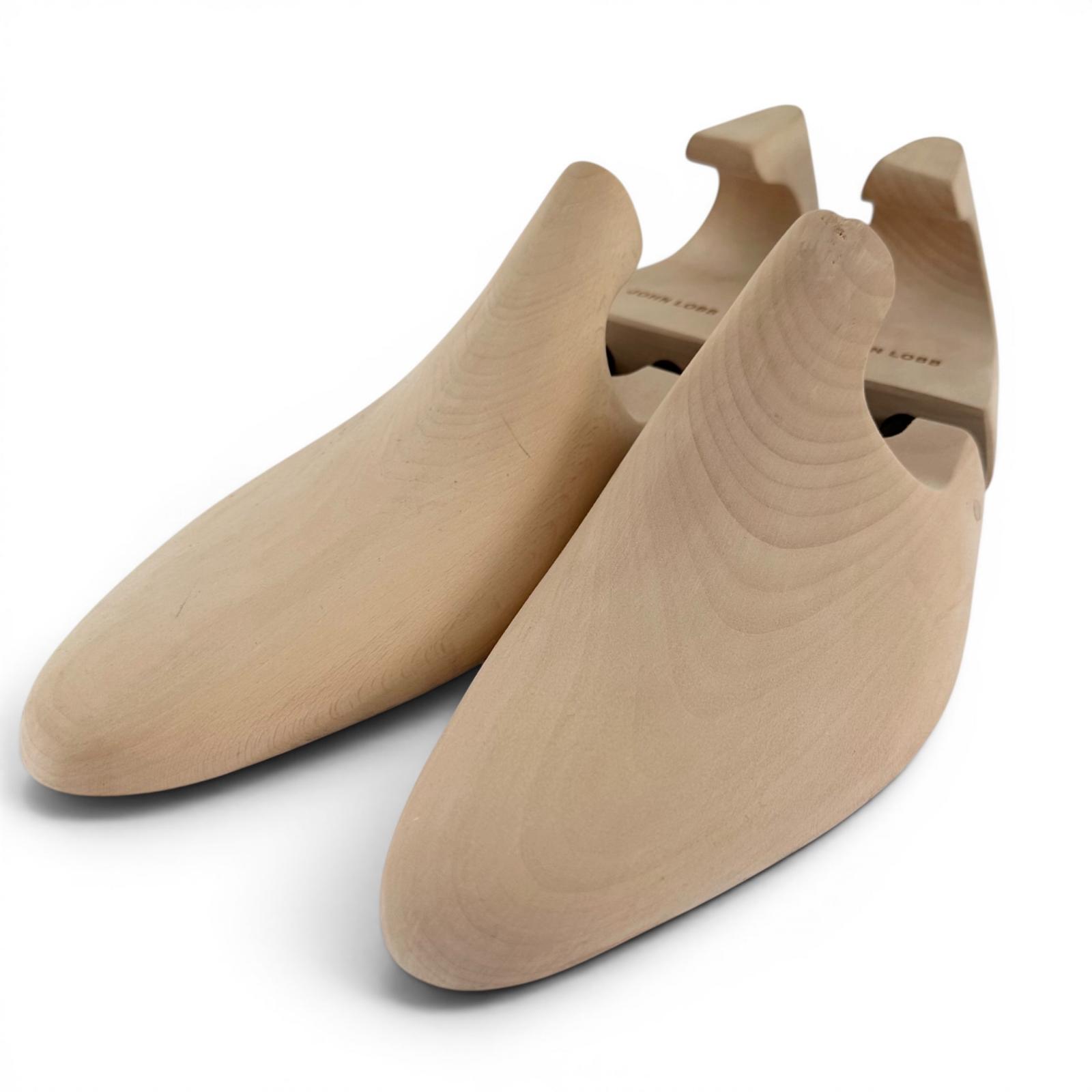 Great John Lobb Shoe tree Logo-engraved shoe trees natural wooden mens Used
