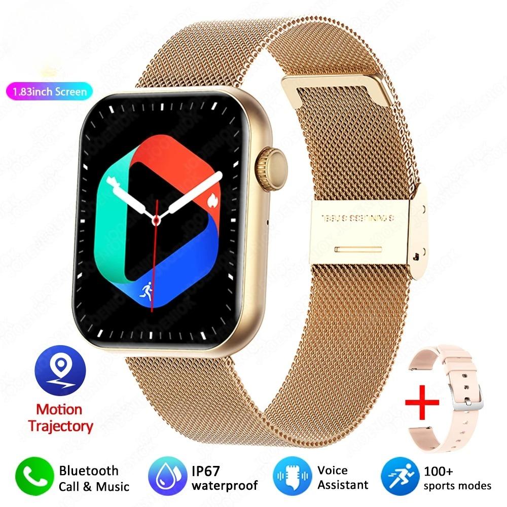 New Bluetooth Call Smart Watch Women Health Monitor Watch Customizable Dial Fitness Sports Waterproof Watch Men
