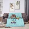 Soft BlanketsGirls Boys Travel Dr. Slumps Throw Blanket  Flannel Bedspread For Living Room Fashion Sofa Bed Cover