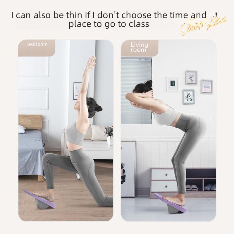 Adjustable Ladies' Calf Stretch Board with Foot Pedal for Home Fitness
