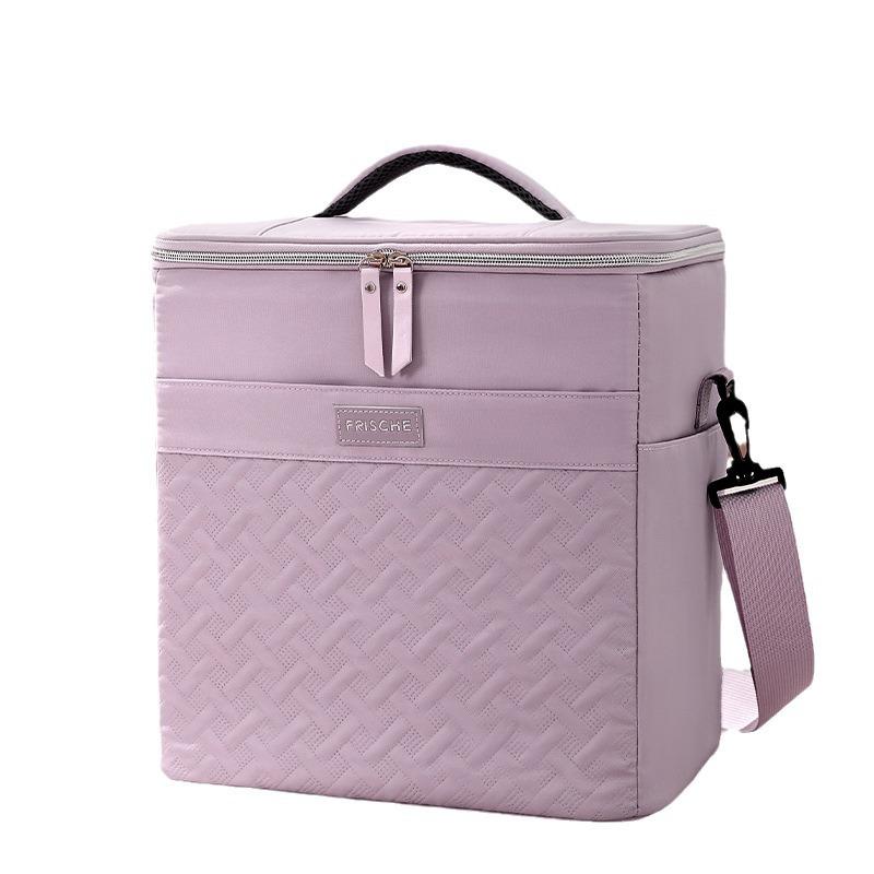 New Insulated Bag Large Capacity Outdoor Handheld Lunch Bag Crossbody Lunch Bag Picnic Camping Cooler Bag