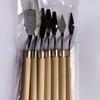1set Buttercream Spatula Oil Painting Tinting Spatula Stainless Steel Fondant Cake Creamer Pastry Tools Kitchen Accessories