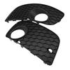 XXR-Front Left + Right Bumper Lower Grill Fog Light Grille Cover For Mk5 Golf 2006-2008