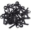 50pcs 5*4cm Satin Ribbon Bows Colorful Handmade Bowknots For DIY Home Party Clothing Sewing Headwear Gift Decoration Accessories