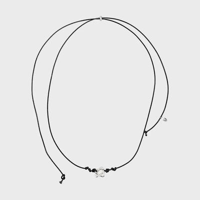 NO.407 STAR LOGO KNOT NECKLACE