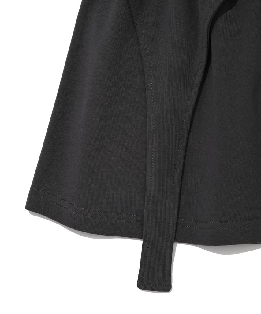 RETRIEVER CLUB Garter Skirt [Charcoal Gray]