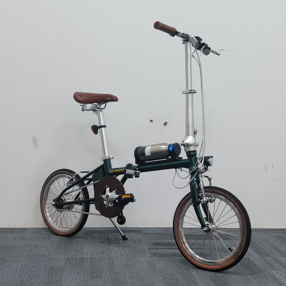 Foldable electric bicycle Onesport OT02, 250W motor, 36V 5.2Ah battery, top speed 25km/h, cruising range 25km, 16*1.35inch tires