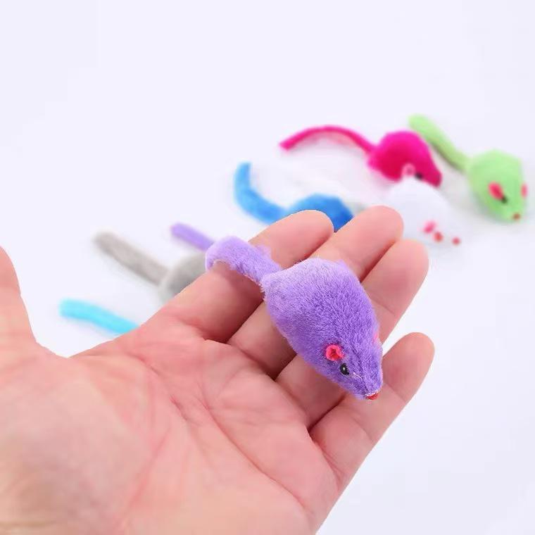 Plush Simulation Mouse Cat Toy for Self-Entertainment