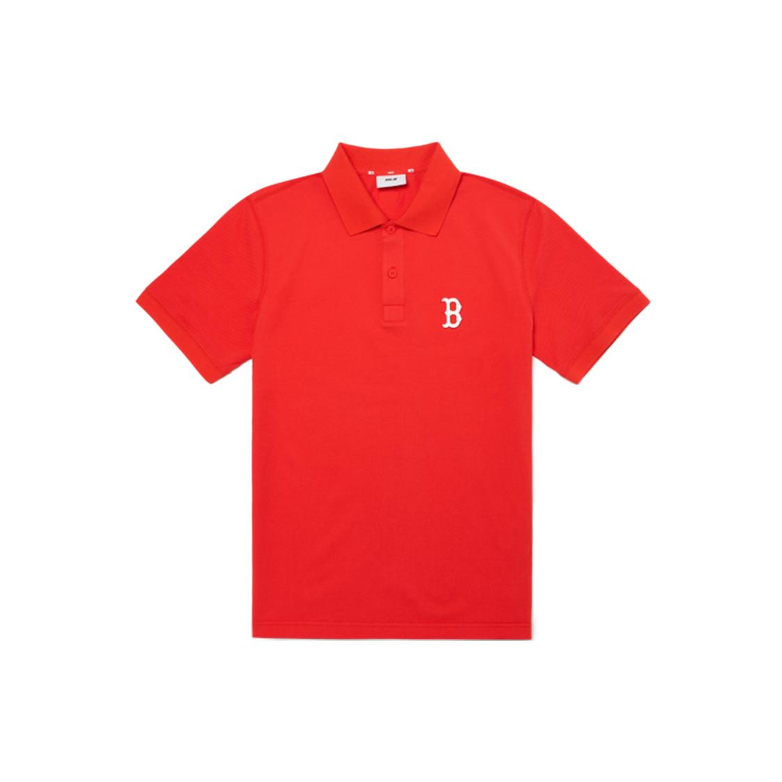 MLB Boston Red Sox Polo Shirt Men s Red 3LPQ01023-43RDL M