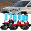 Headlights Fit For Toyota Highlander 2014-2019 Halogen Headlight Bulbs,9005/HB3/H10 High Beam+ H11/H8/H9 Low Beam+ H11 Fog Light Combo,Plug And