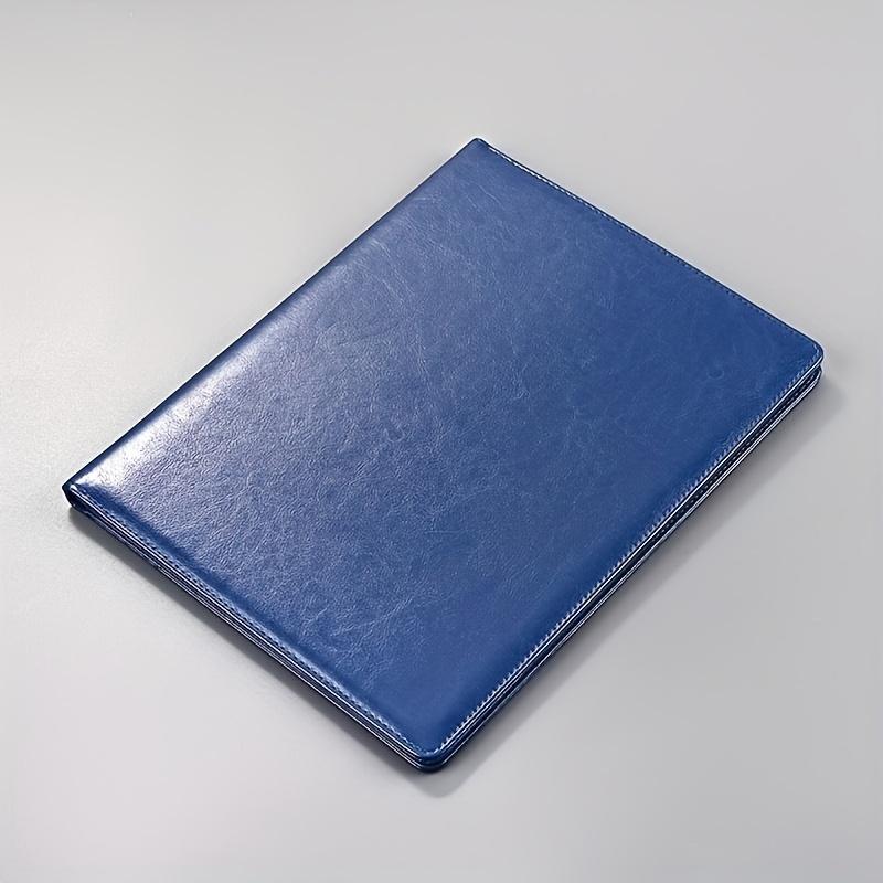 

Многофункциональная папка формата А4, договорной дизайн, портфолио, планшет, бизнес-органайзер с отделениями для карточек, держателем для ручки, профессиональные офисные принадлежности синий