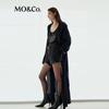 MO&Co. Women's Wool Blend Long Blazer