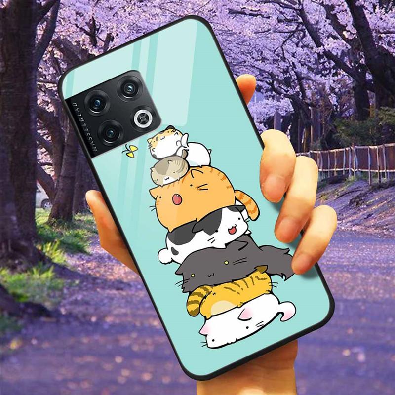 Für OnePlus 10 Pro 5G Hülle 6,7'' Gehärtetes Glas Sternenmarmor Harte Rückseite für One Plus 10Pro Funda Capa Oneplus10pro Coque