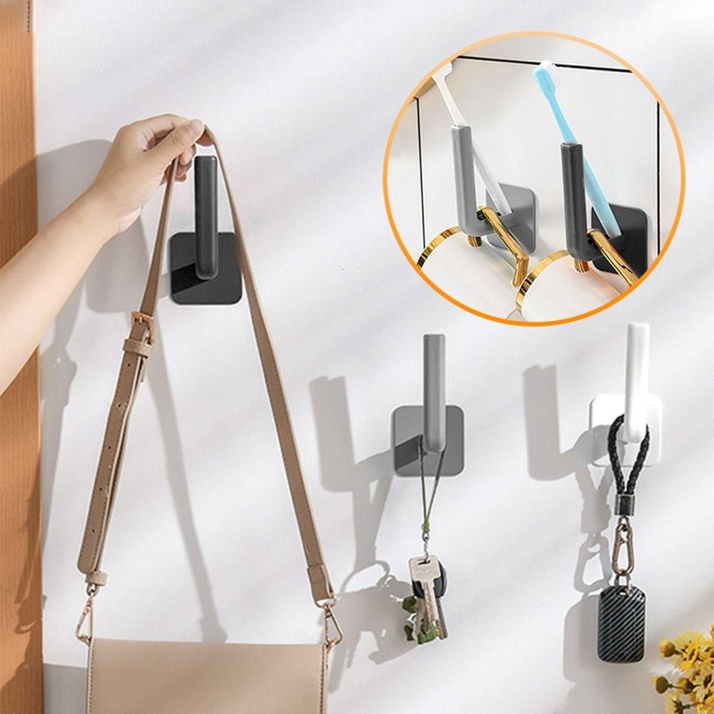 Rack for Toilet Kitchen Bathroom Self-adhesive Tissue Hanger Paper Roll Rack Hook Towel Holder