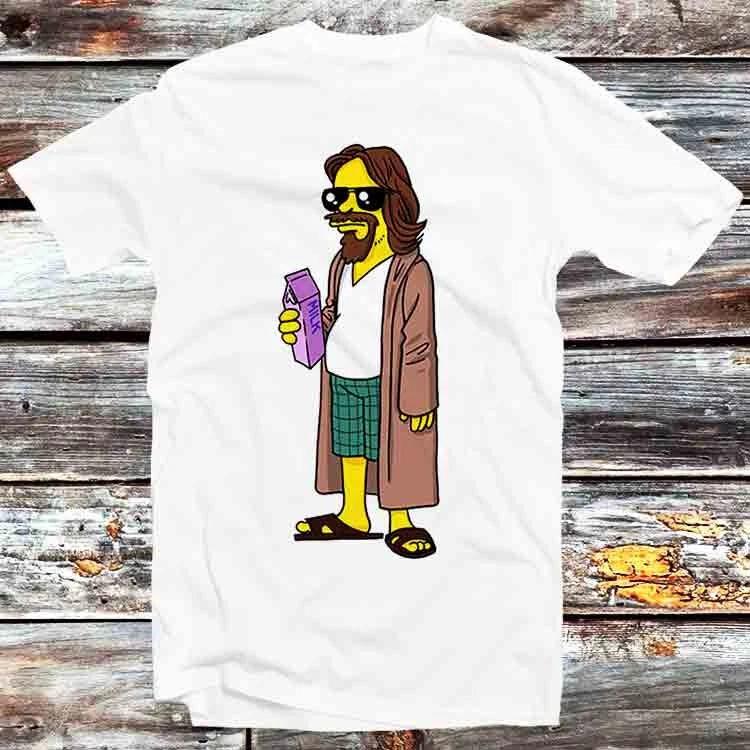 The Dude Homer Unisex The Big Lebowski T Shirt B898 XL