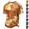 Herren Schnelltrocknendes Kurzarm-T-Shirt mit Halloween-Print