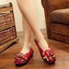 Genuine Leather Handmade Flower Loafers Soft Flat Casual Shoes Autumn Size 35-40