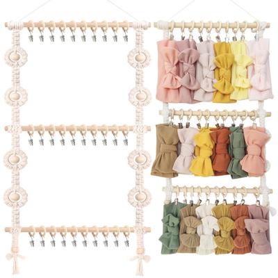 Pratico portaoggetti a forcina, facile installazione, decorazione in cotone