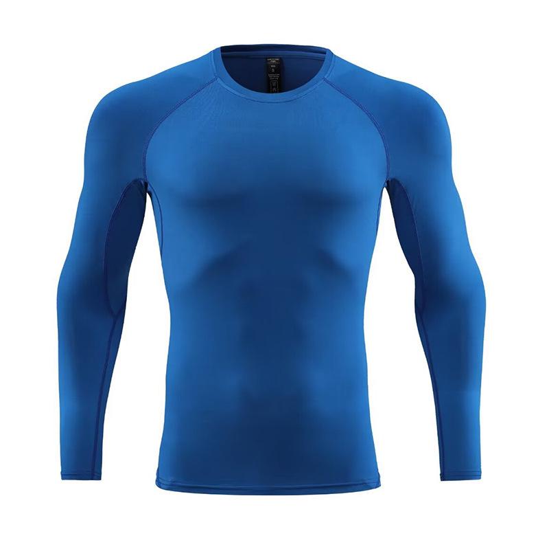 2024 Heren & Kinderen Sneldrogend Lange Mouwen Fitness Basislaag Shirt