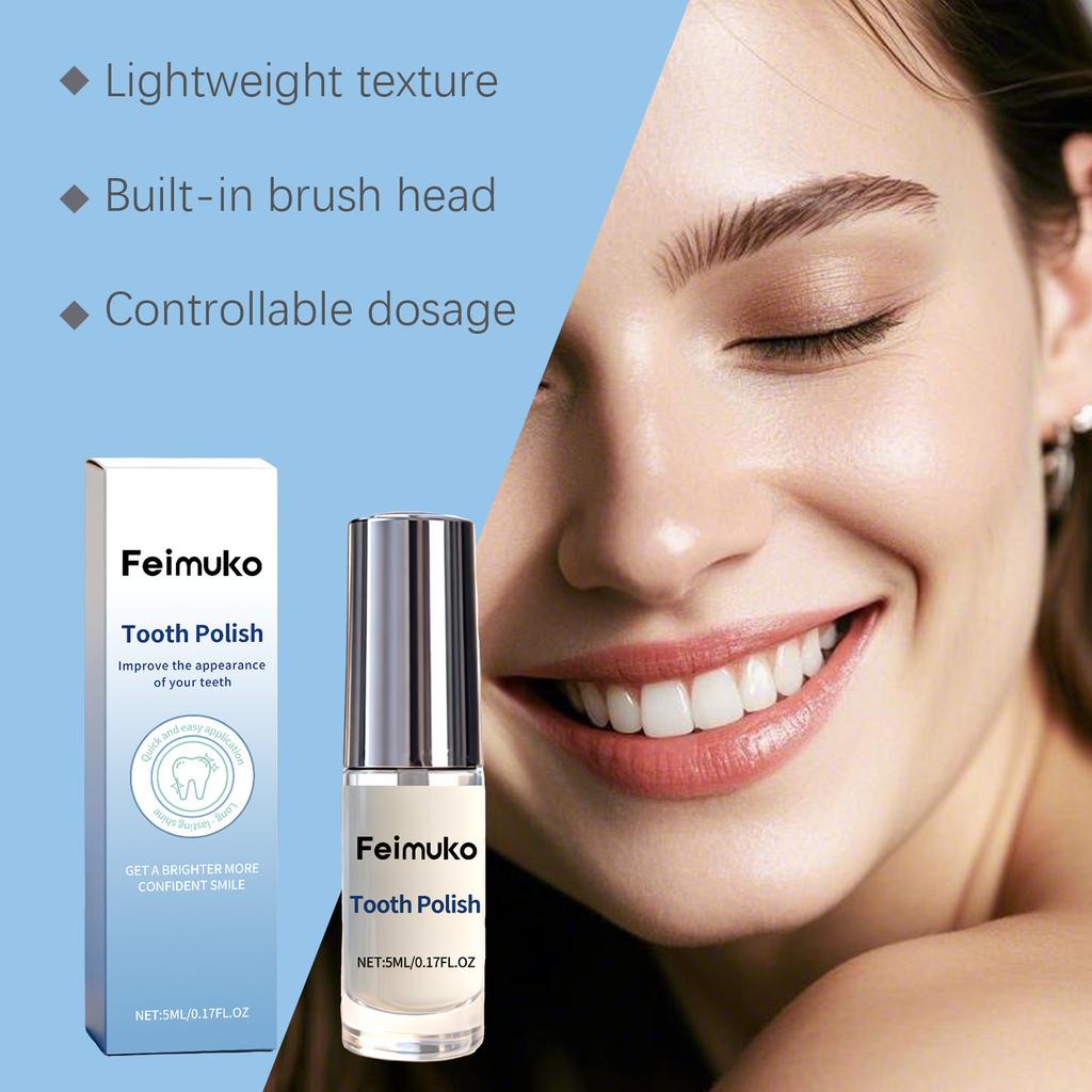 Feimuko Oral Care Paint – Gentle Teeth Cleanser for Natural Brightness & Breath Freshening Less