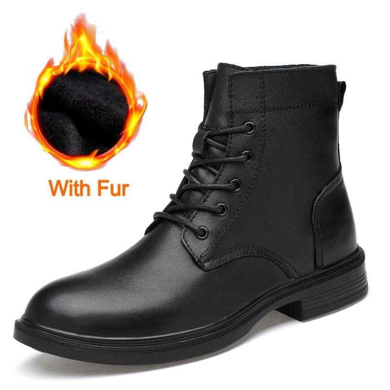 

Модные мужские высокие ботинки, новые повседневные ботинки из натуральной кожи для мотоциклистов, ботильоны для мужчин, дышащие ботинки на шнуровке 50