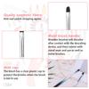 2pcs Nail Cleaning Brushes, Round Head Gel Polish Remover Pen for Cleaning Mistakes on Cuticles Professional Painting Brush for Nail Design Home