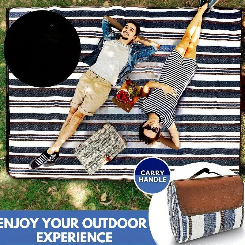All-Season Picnic Mat - Tear-Resistant, Machine Washable, Easy Carry Blanket
