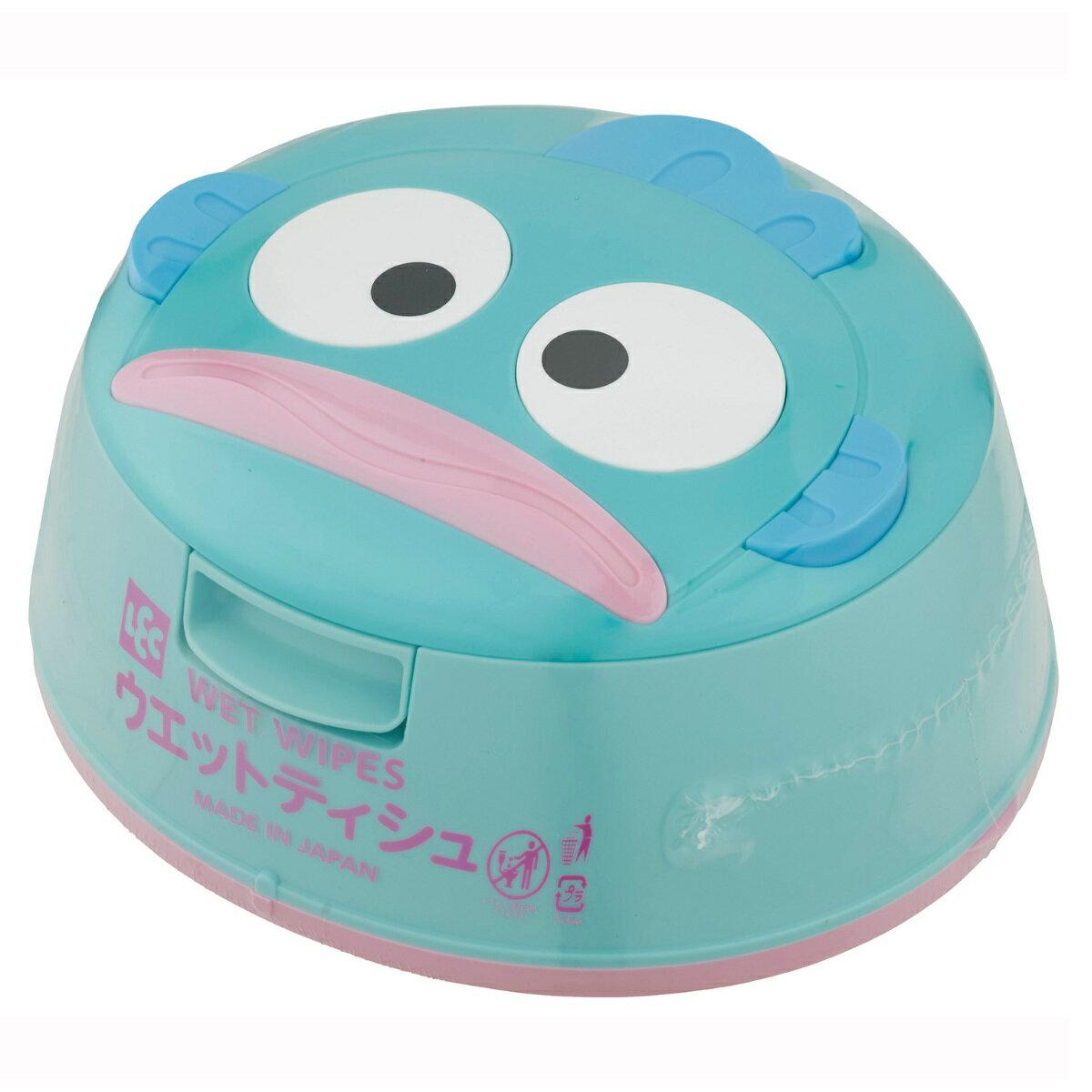 Wet Sheet Hangyodon Case (Wet Tissue Sanrio Non-Alcoholic Fragrance-Free Hand Mouth Stains Wipes Made Japan)