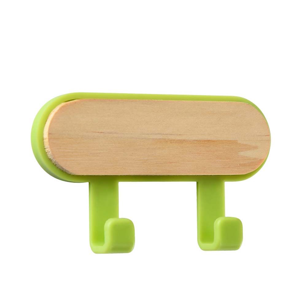 Decorative Wood Toliet Towel Wall Mounted Clothes Key Holder Hanger Wall Hook Storage Rack