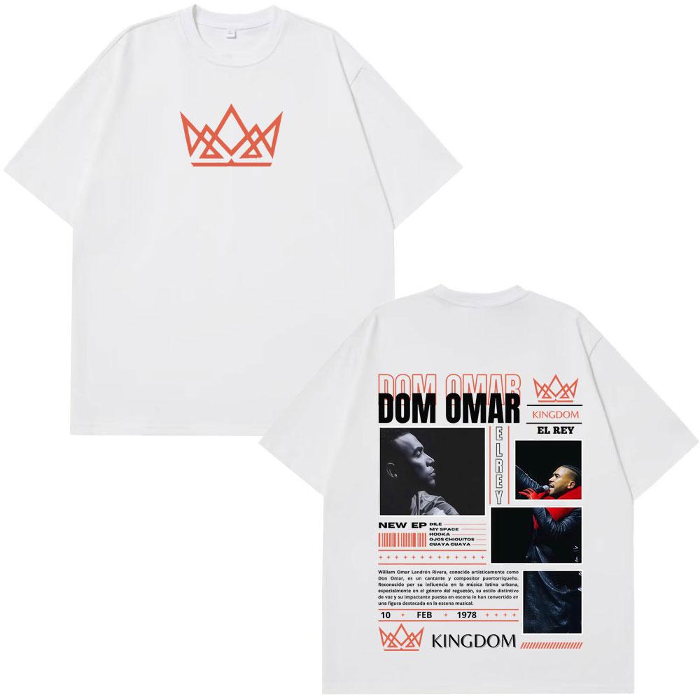 Don Omar Album Print TShirt Unisexs Womens Fashion TShirt Short Sleeve Casual Cotton HipHop TShirt Hobbyist Gift