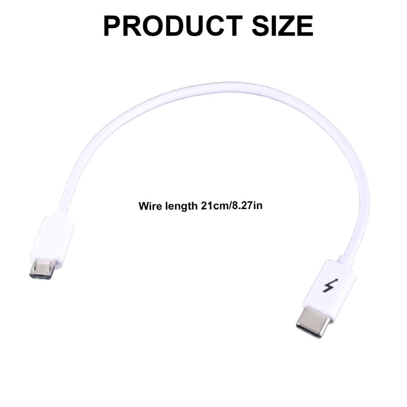 USB C To USB OTG Cable Highly Speed 480Mbps Data Transfer And Charging Cord For Smartphones, Tablets, Headphones