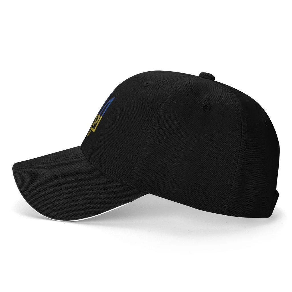 Tryzub Ukrainsk Cool Ukraina Basebollkeps Snygga Hip Hop-kepsar Sommar Herr Vuxen Utomhus Gymmet Basebollkepsar