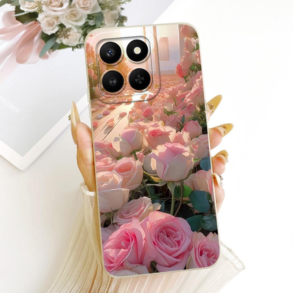 Etui For Honor 400 Smart 5G LGN-NX1 Urocze Śmieszne Kreskówkowe Pokrowiec Odporne na Wstrząsy Etui na Telefon Dla Honor X7d 4G HonorX7d 5G Miękkie Pokrowce Torby