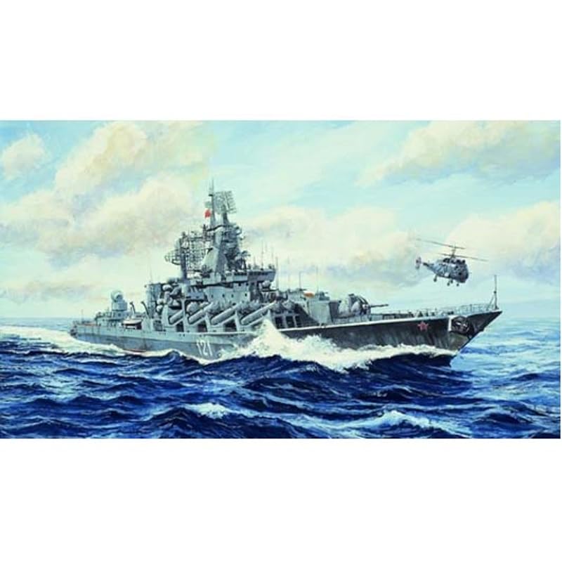 

1/700 russian navy Slava class missile cruiser moscow black sea fleet [product]