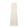 2025 Spring Women's European & American Slim Knit Sleeveless Single-Breasted High-Waisted Dress